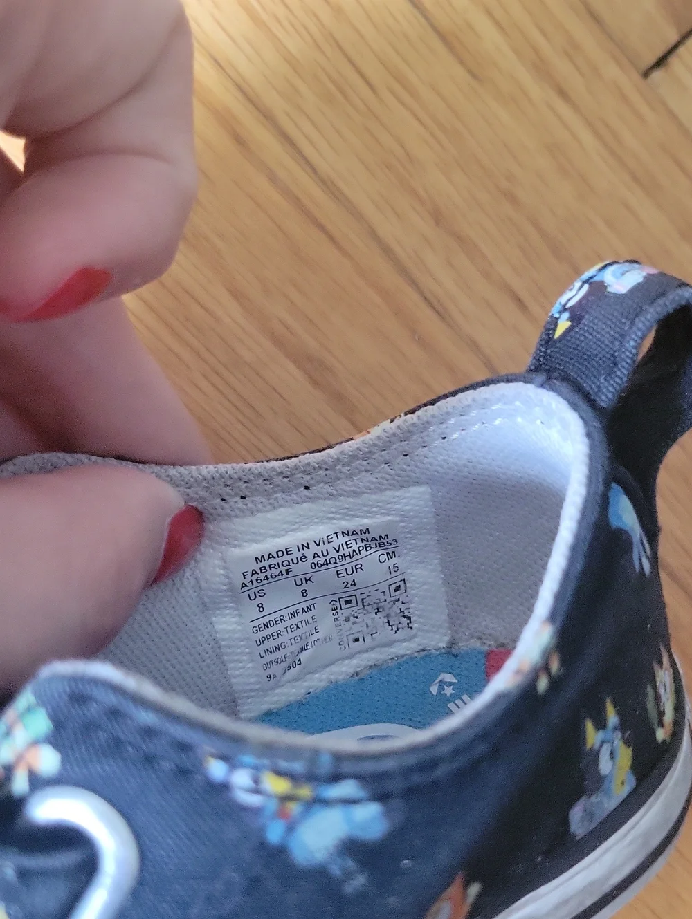 Converse bluey sneakers